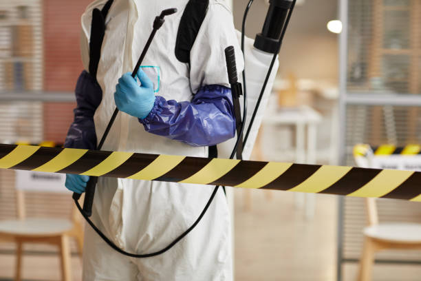 Professional Blood Cleanup technician working in West Point, NY